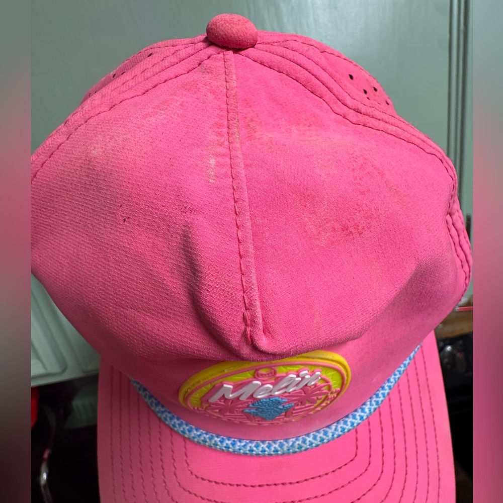 MELIN Hydro Coronado Drip Hat/Cap neon pink RARE - Picture 7 of 7